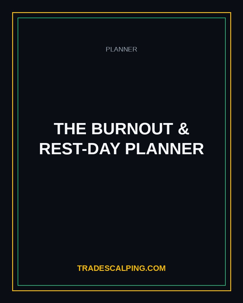 The Burnout & Rest-Day Planner cover