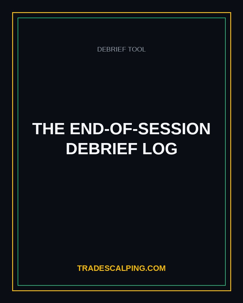 The End-of-Session Debrief Log cover