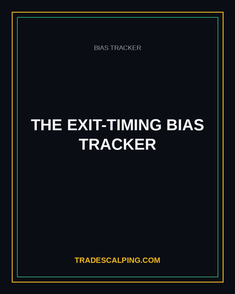 The Exit-Timing Bias Tracker cover