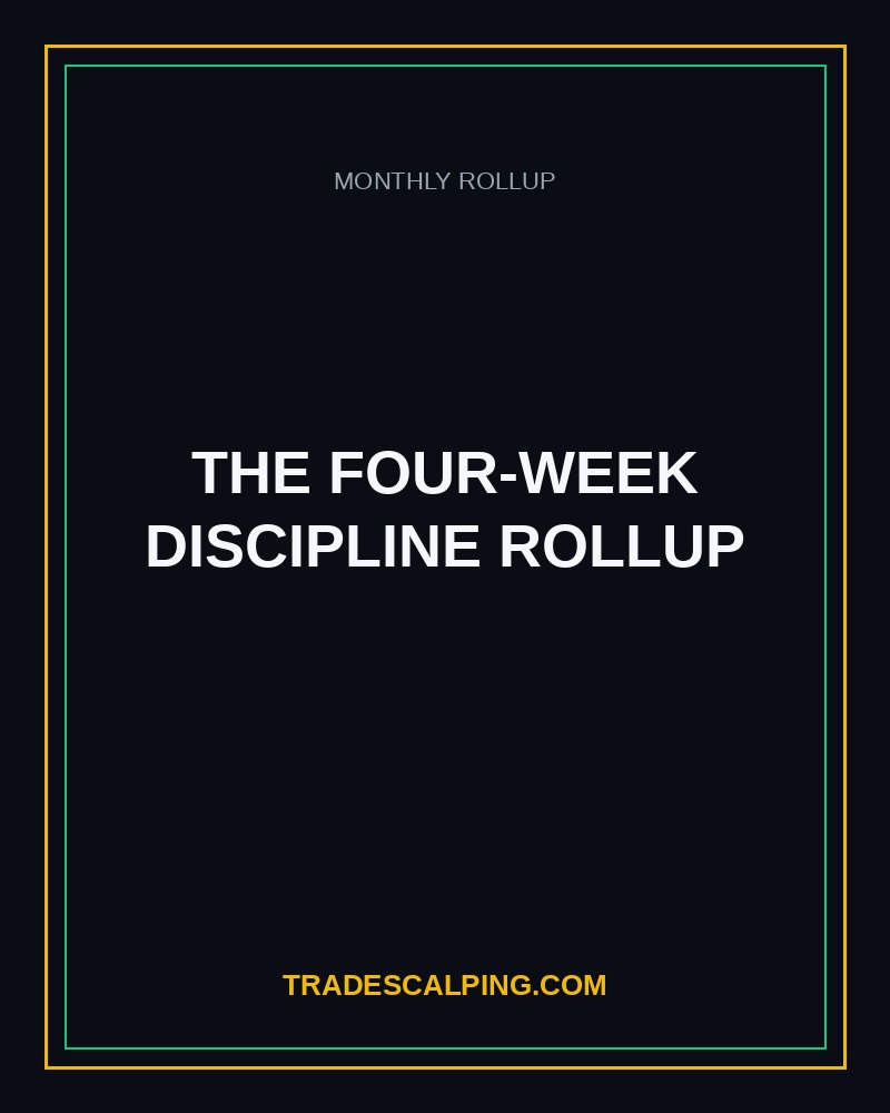 The Four-Week Discipline Rollup cover