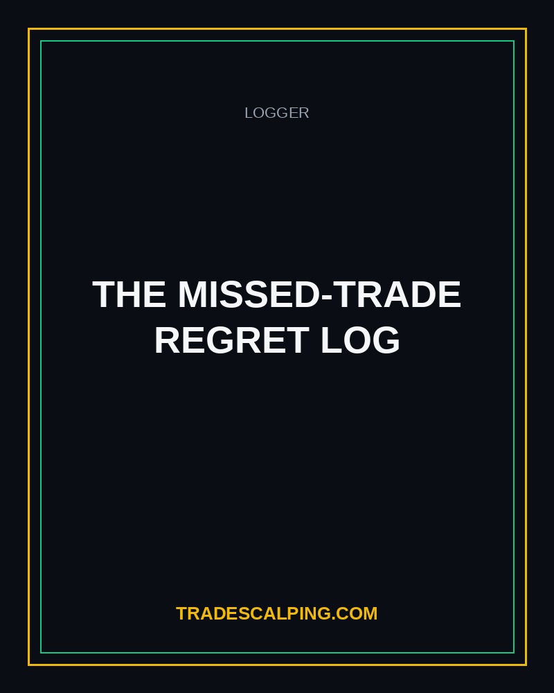 The Missed-Trade Regret Log cover