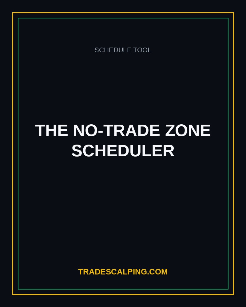 The No-Trade Zone Scheduler cover