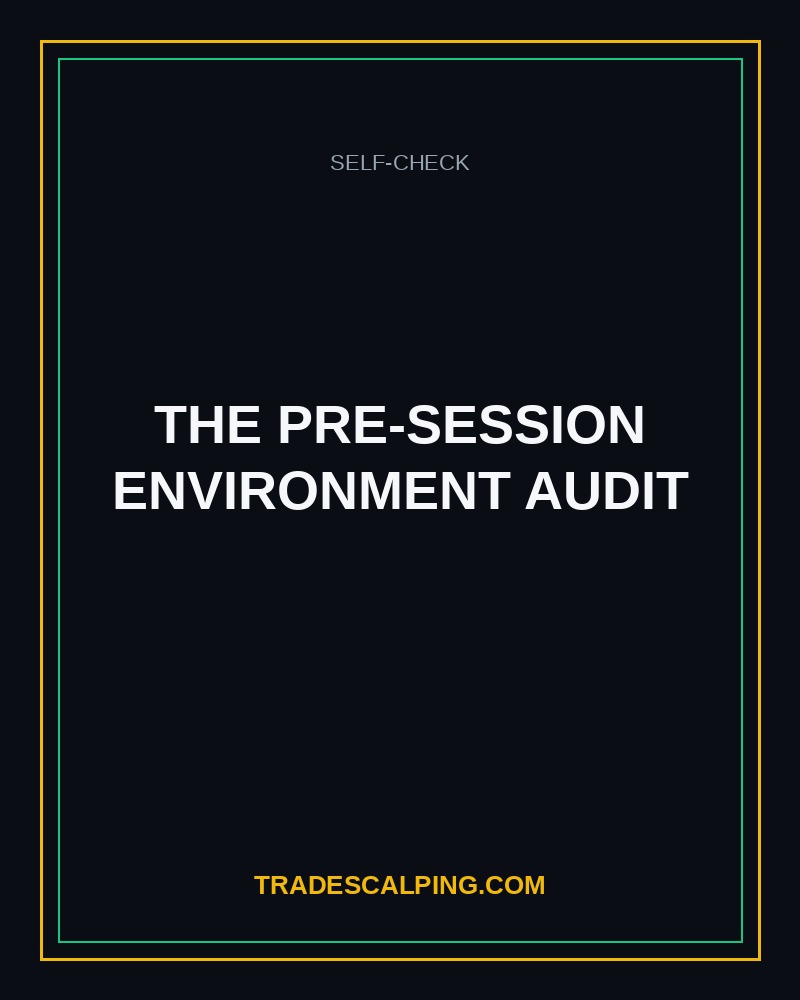 The Pre-Session Environment Audit cover