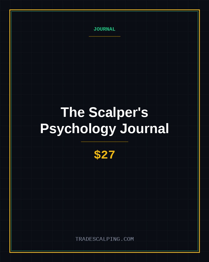The Scalper's Psychology Journal cover