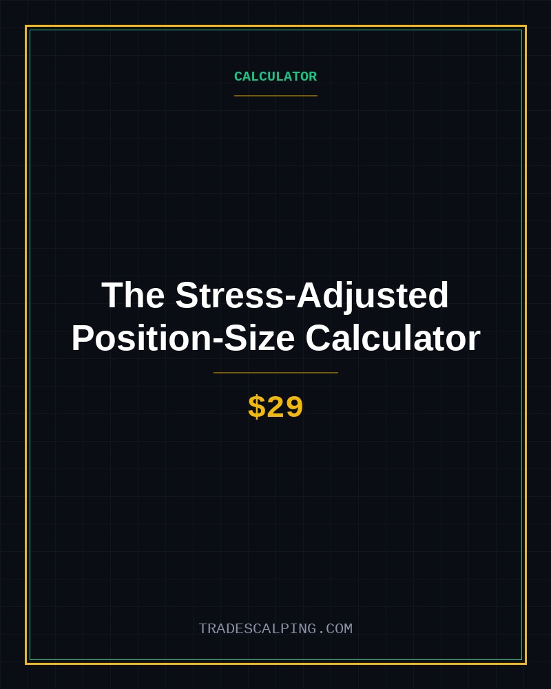 The Stress-Adjusted Position-Size Calculator cover